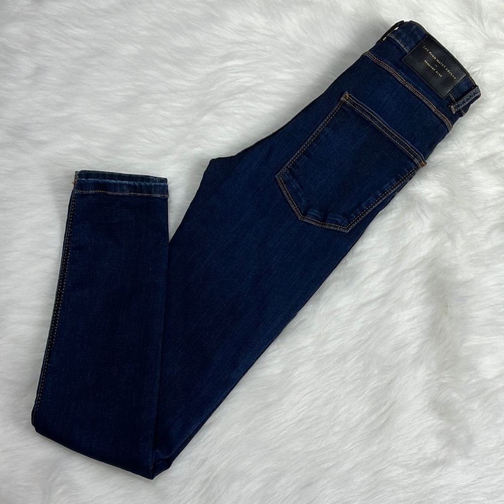 Zara HighWaist Skinny In Vendome Blue Size 2